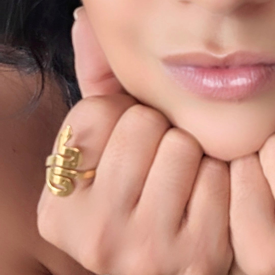 Gold Snake Ring