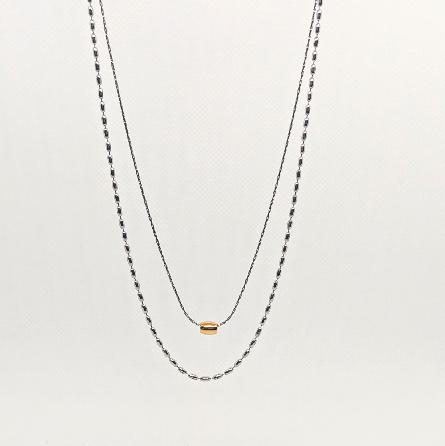 Gold Rice Necklace