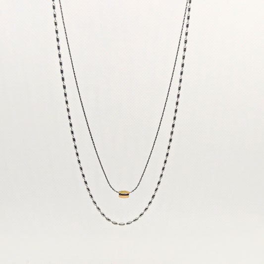 Gold Rice Necklace
