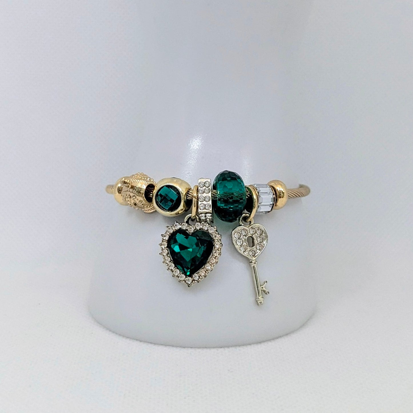 Green Heart Bracelet