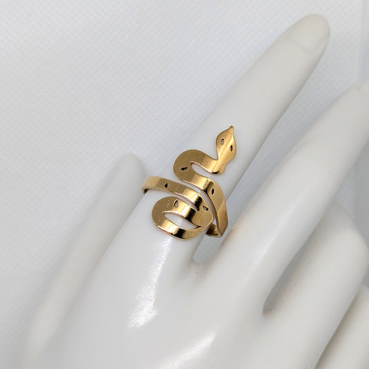 Gold Snake Ring