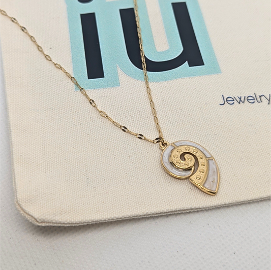 Golden Conch Necklace
