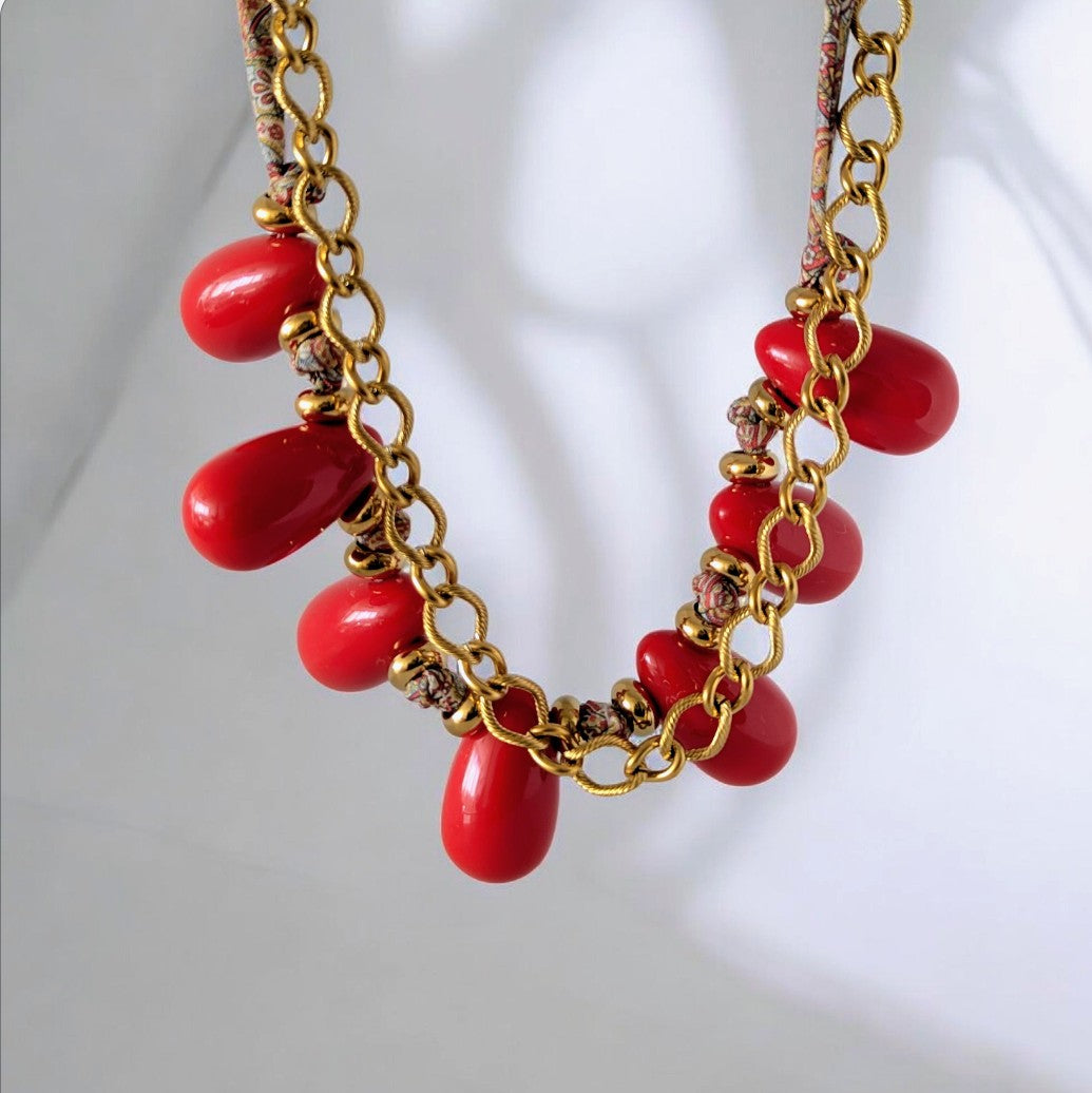 Color Drop Necklace