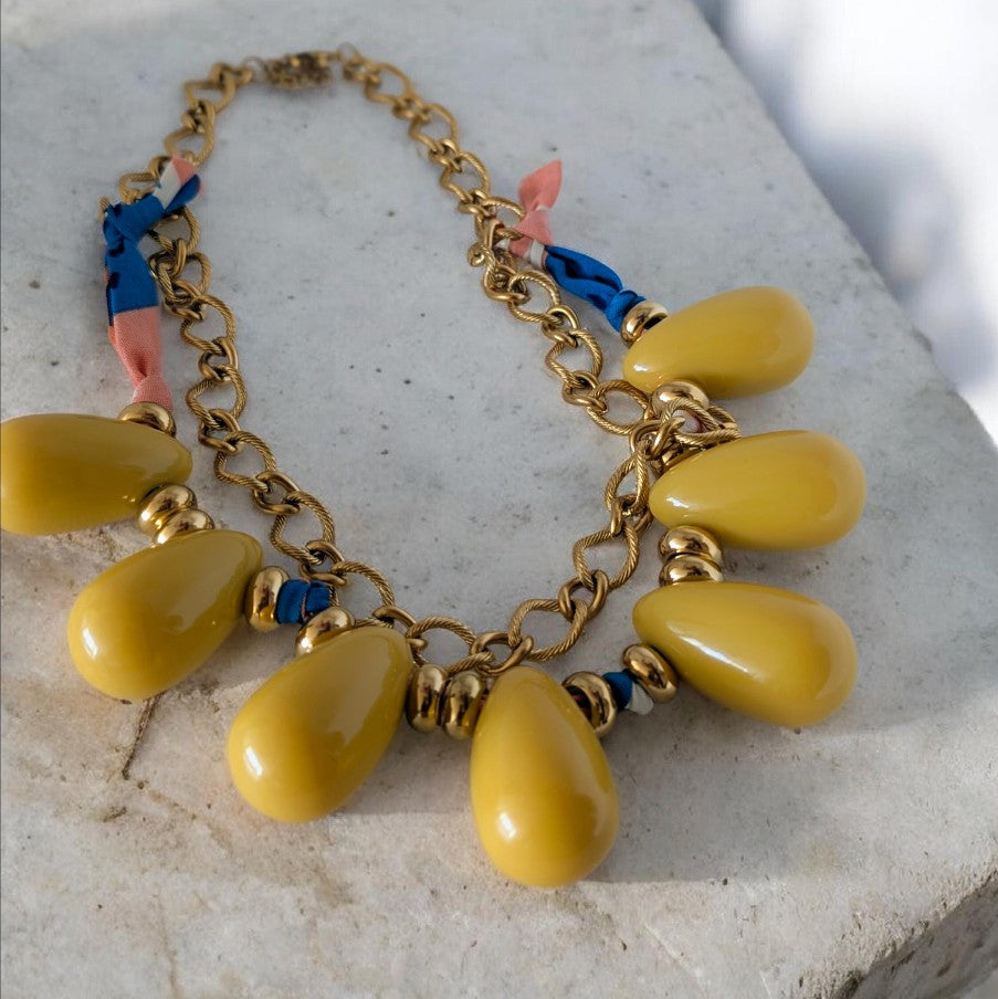 Color Drop Necklace
