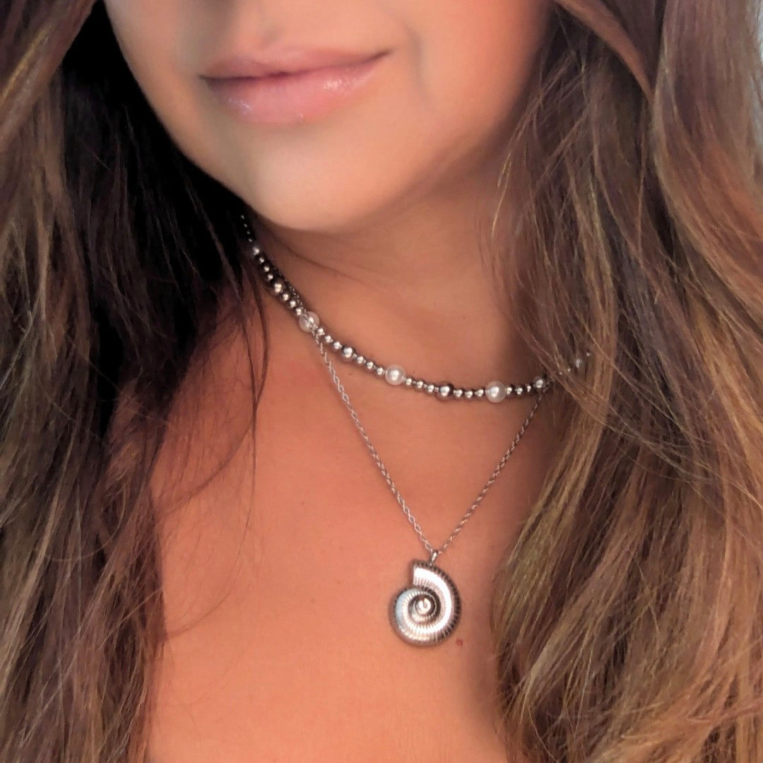 Sea Spiral Necklace