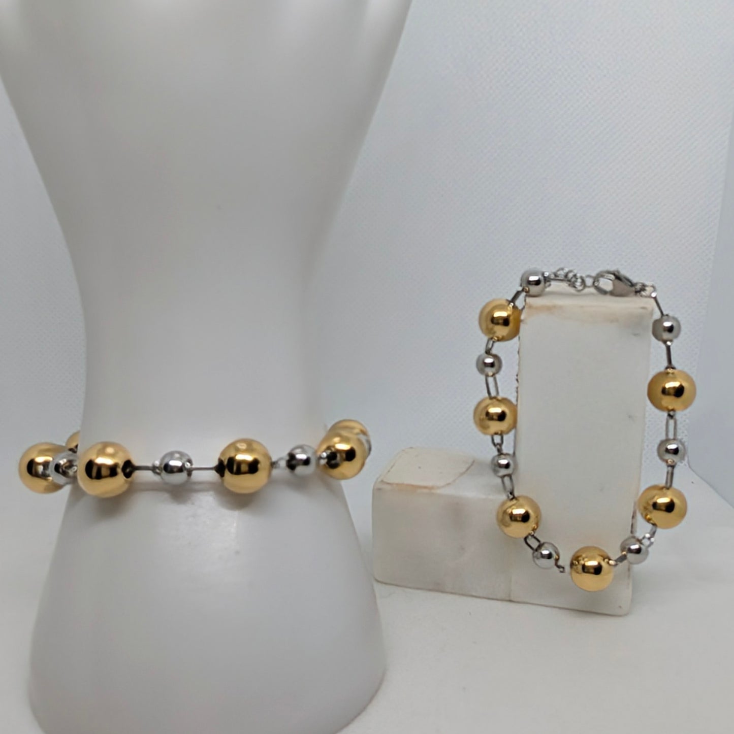 Golden Beads Bracelet