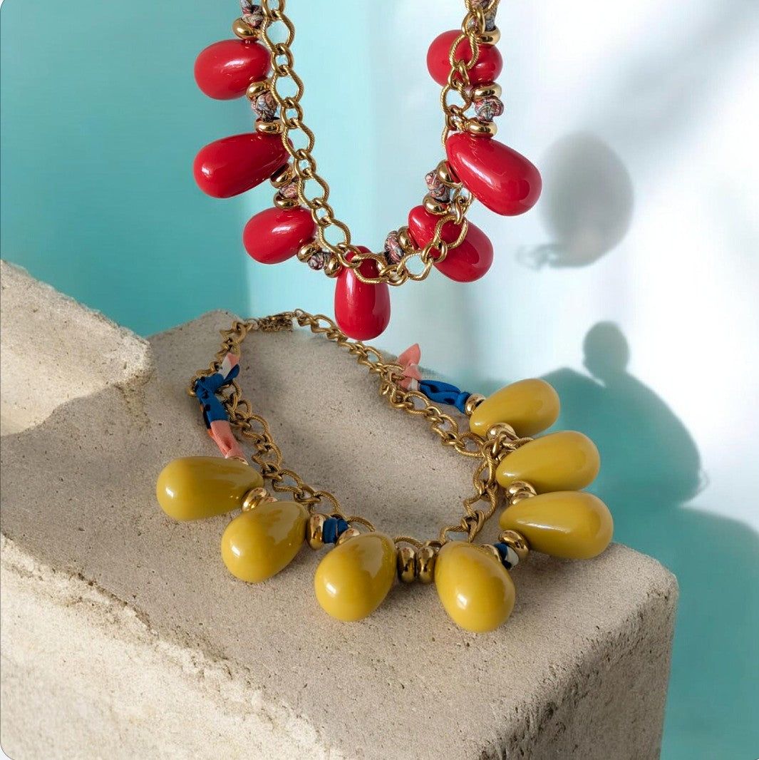 Color Drop Necklace