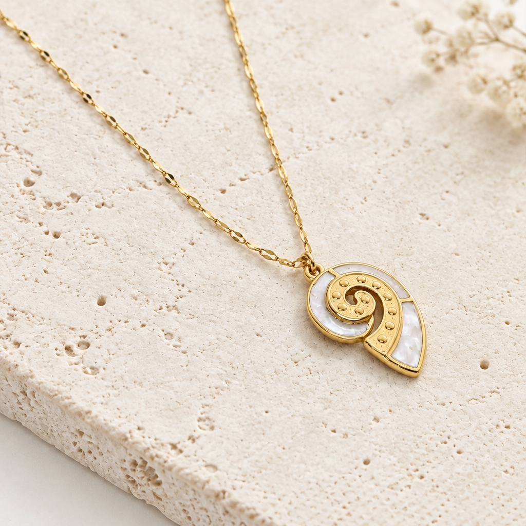 Golden Conch Necklace