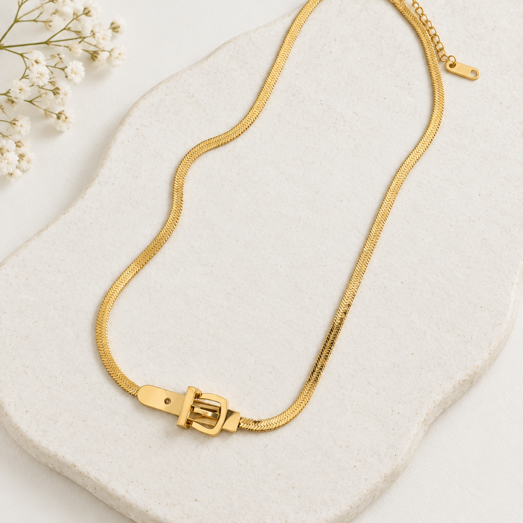 Golden Belt Necklace