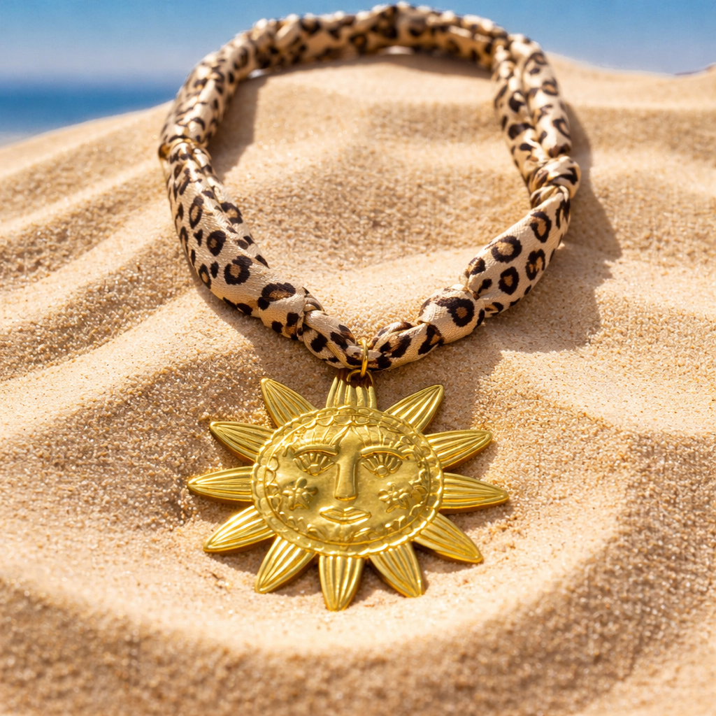 Shiny Sun Necklace